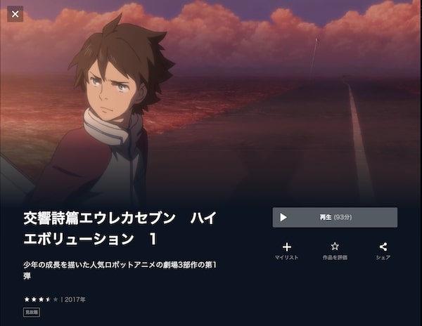 交響詩篇エウレカセブン ハイエボリューション 1 | VODスーパー