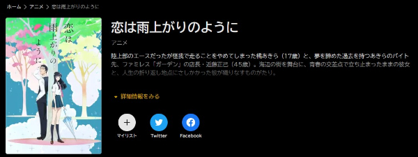 恋は雨上がりのように | VODスーパー！セレクション, 画像サイズ:600x225