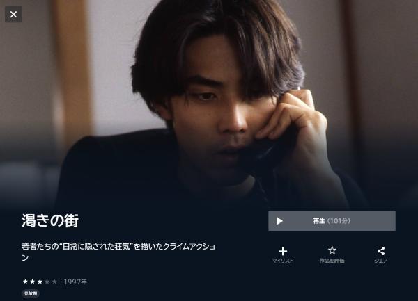 渇きの街U-NEXT