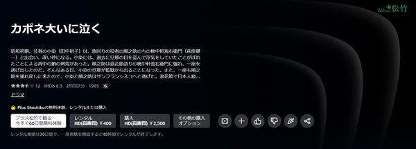 カポネ大いに泣くamazon