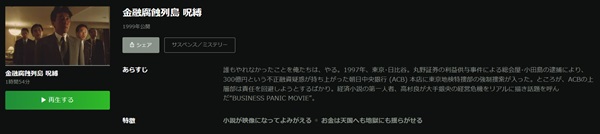 金融腐蝕列島 呪縛Hulu