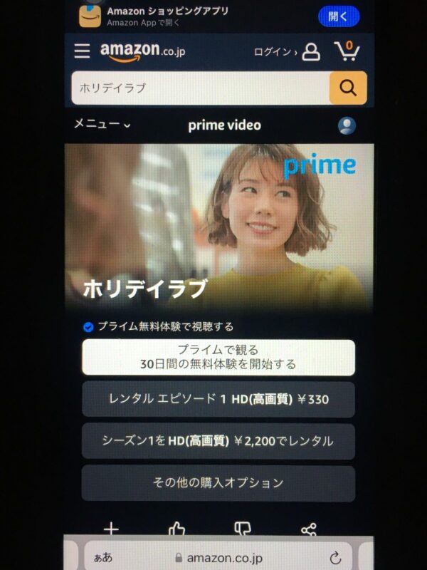 ホリデイラブ　amazon