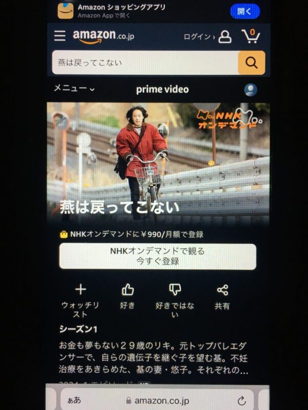 燕は戻ってこない　amazon