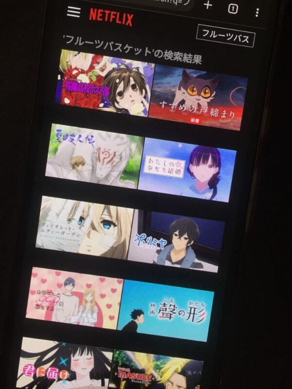 フルーツバスケットプリキュア 映画 netflix