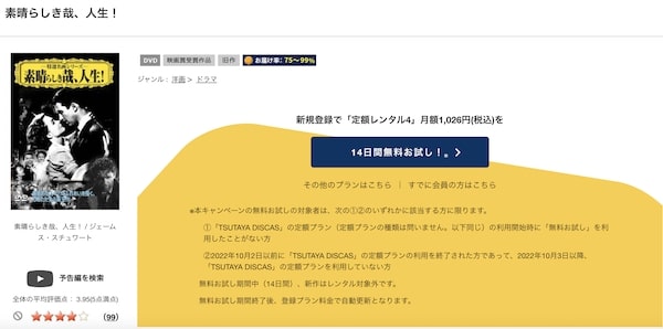 素晴らしき哉、人生! tsutaya