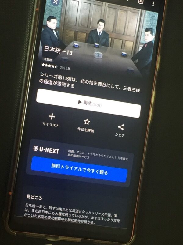 日本統一13 U-NEXT