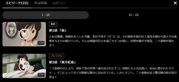 二十面相の娘 DMMTV