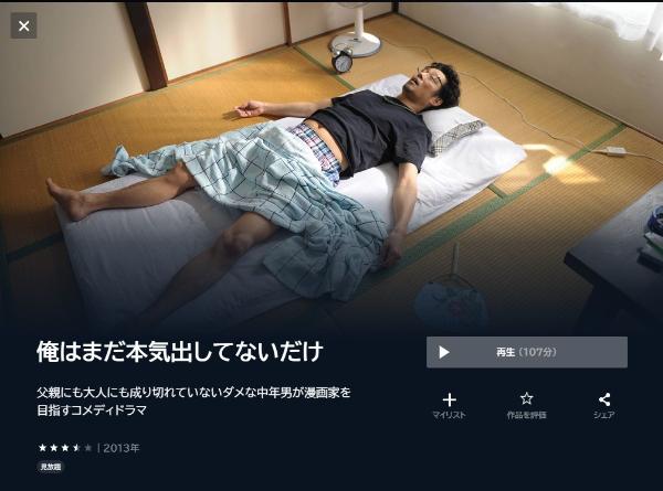 俺はまだ本気出してないだけU-NEXT