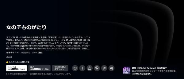 女の子ものがたりAmazon