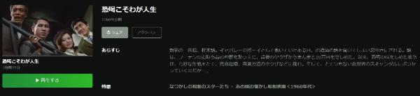 恐喝こそわが人生 Hulu