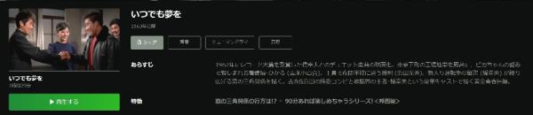 いつでも夢を Hulu