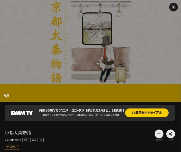 京都太秦物語 DMMTV