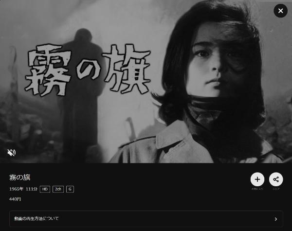 霧の旗 1965DMMTV