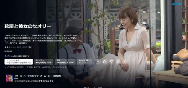 靴屋と彼女のセオリー Amazonプライム