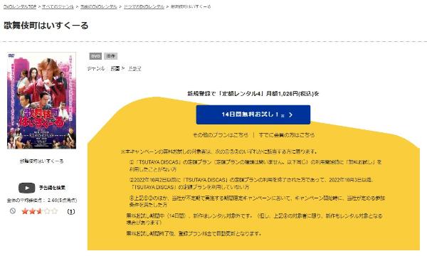 歌舞伎町はいすくーる TSUTAYA DISCAS
