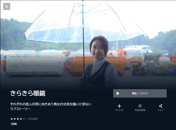 きらきら眼鏡U-NEXT