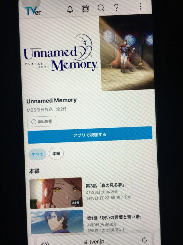 Unnamed Memory　tver