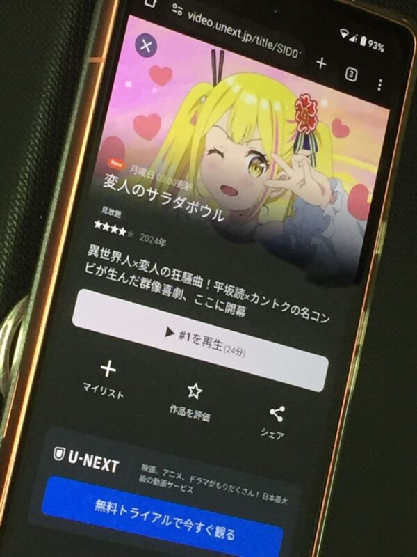 変人のサラダボウル　unext