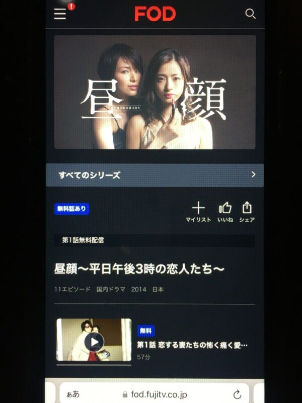 昼顔~平日午後3時の恋人たち~ fod