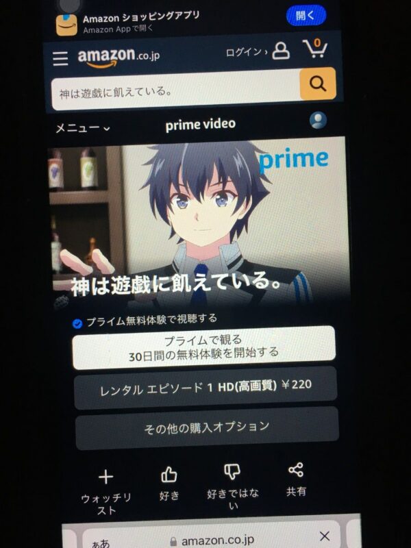 神は遊戯に飢えている。　amazon