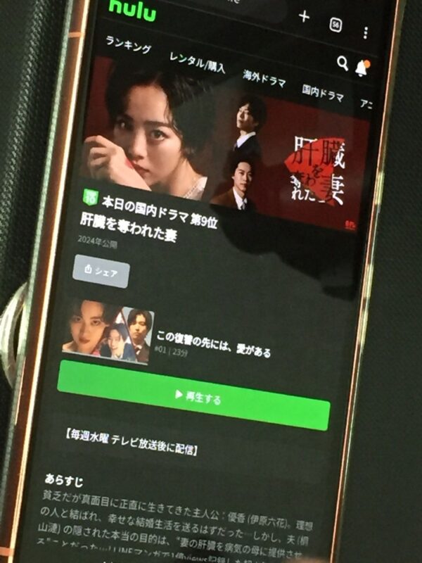 肝臓を奪われた妻　hulu