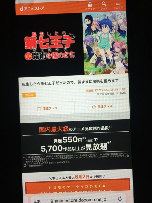 転生したら第七王子だったので、気ままに魔術を極めます danime