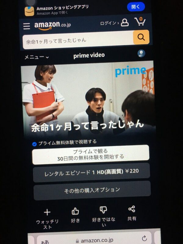 余命1ヶ月って言ったじゃん amazon