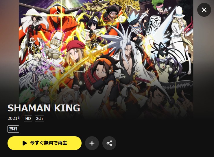 SHAMAN KING（2021） DMM TV