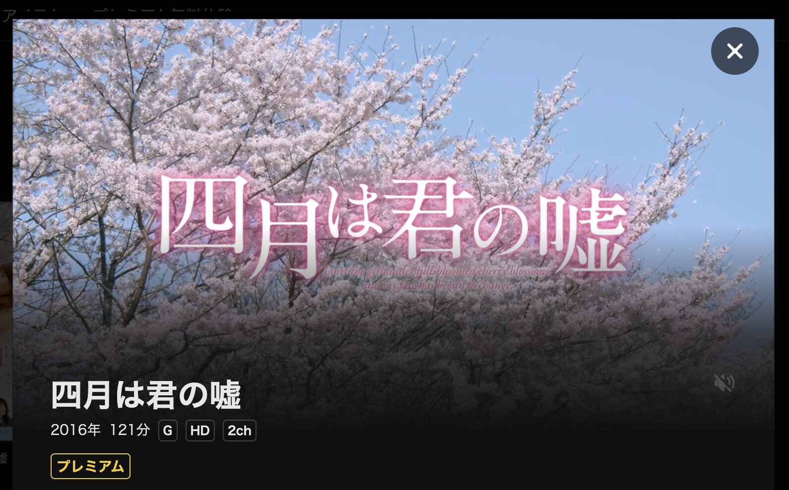 四月は君の嘘　DMM