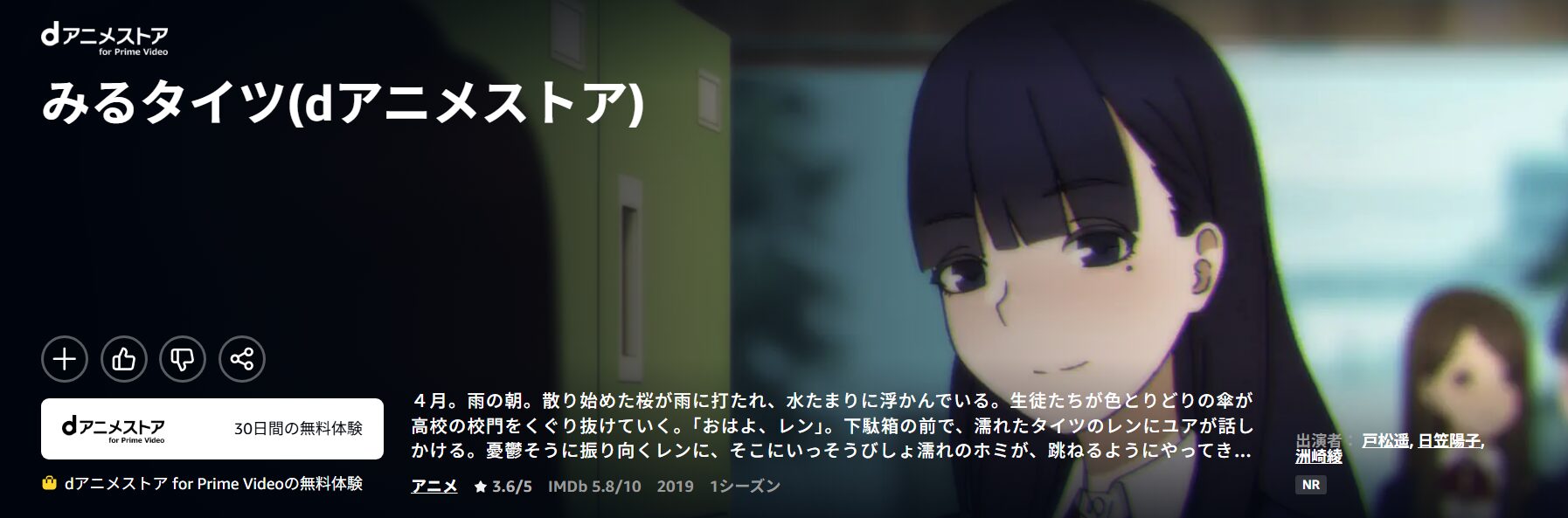 みるタイツ Amazonプライム