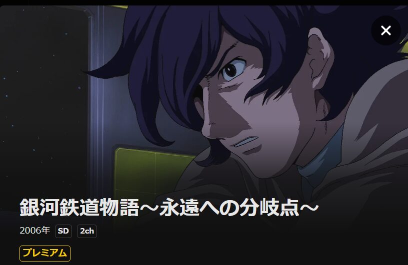 銀河鉄道物語～永遠への分岐点～ DMM TV