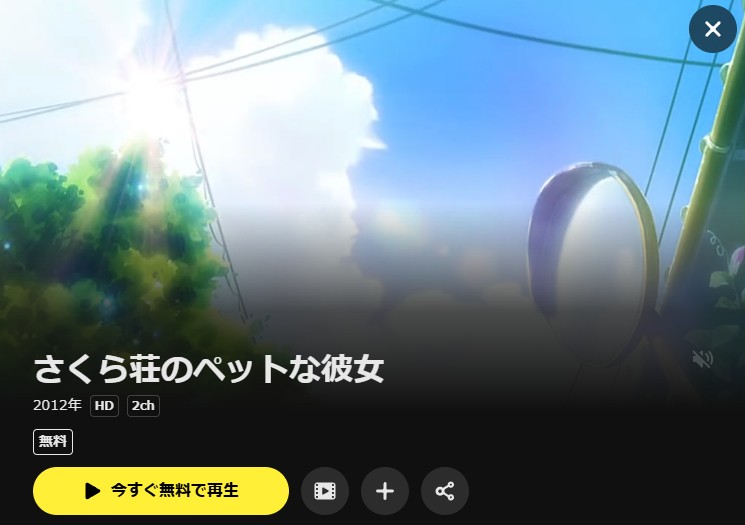 さくら荘のペットな彼女 DMM TV