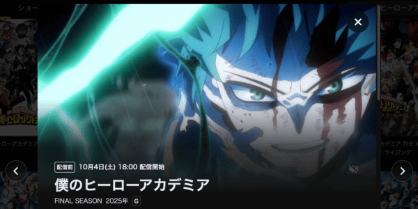 僕のヒーローアカデミア FINAL SEASON DMMTV