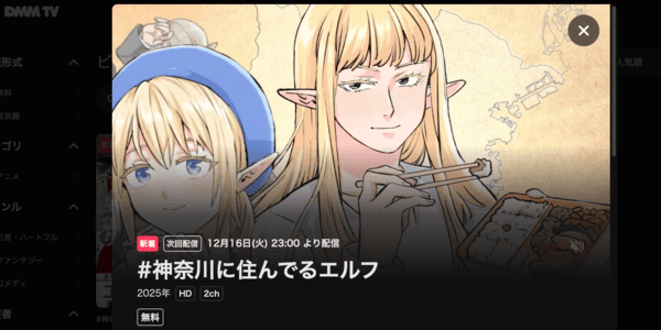 #神奈川に住んでるエルフ DMM TV