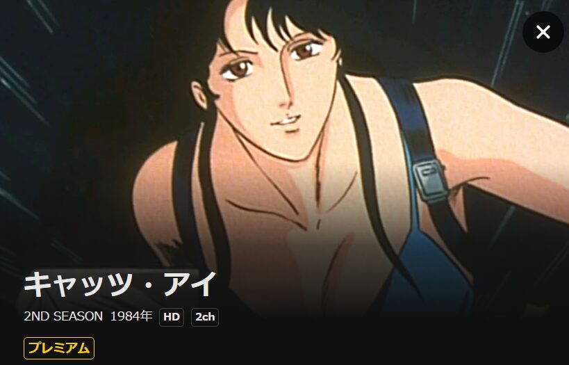 キャッツ・アイ（2期） DMM TV