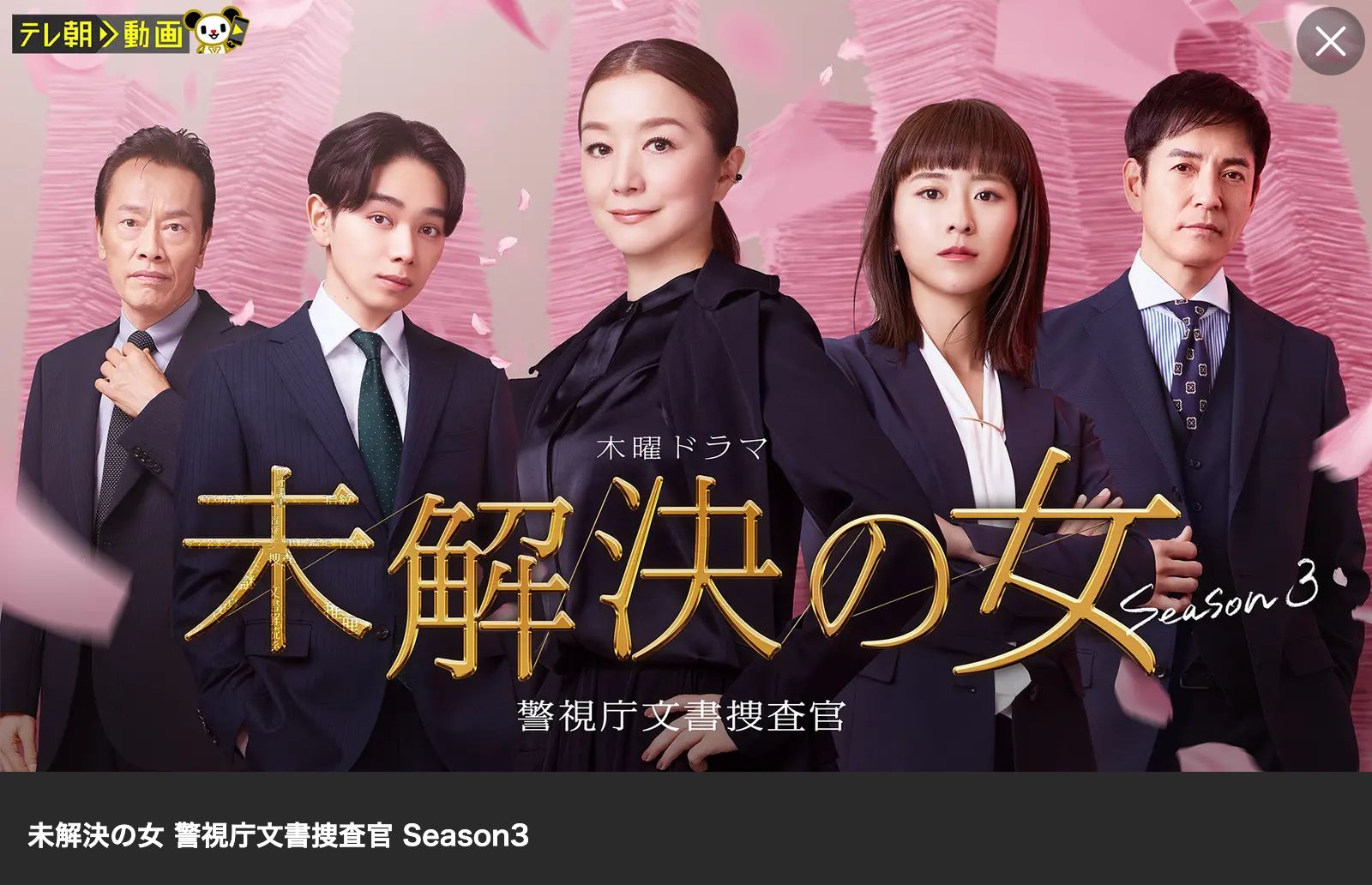 Lemino 未解決の女 警視庁文書捜査官 Season3