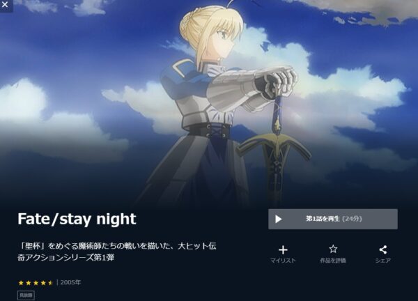Fate/stay night unext