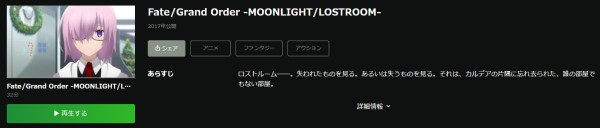 Fate/Grand Order -MOONLIGHT/LOSTROOM- hulu