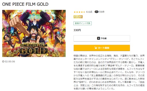 ONE PIECE FILM GOLD music.jp